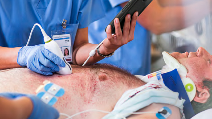 Patiënt die wordt behandeld