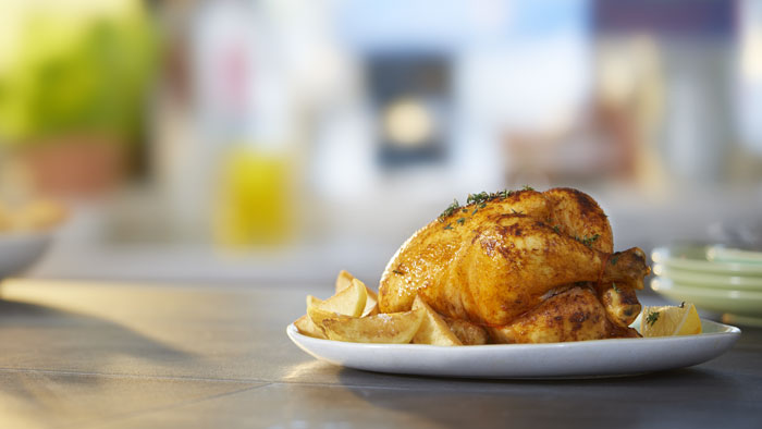 Hele kip uit de oven