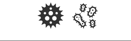 Ic&ocirc;nes bact&eacute;ries et virus