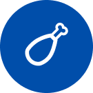 Icône « cuisses de poulet »